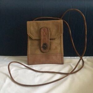 Vintage Banana Republic Document Cross Body or Belt Bag Made in Italy